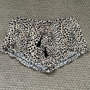 Victoria’s Secret Animal Print Ruffle Shorts